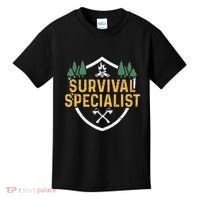 Survival Specialist Outdoor Bushcraft Survival Kids T-Shirt thumb 0