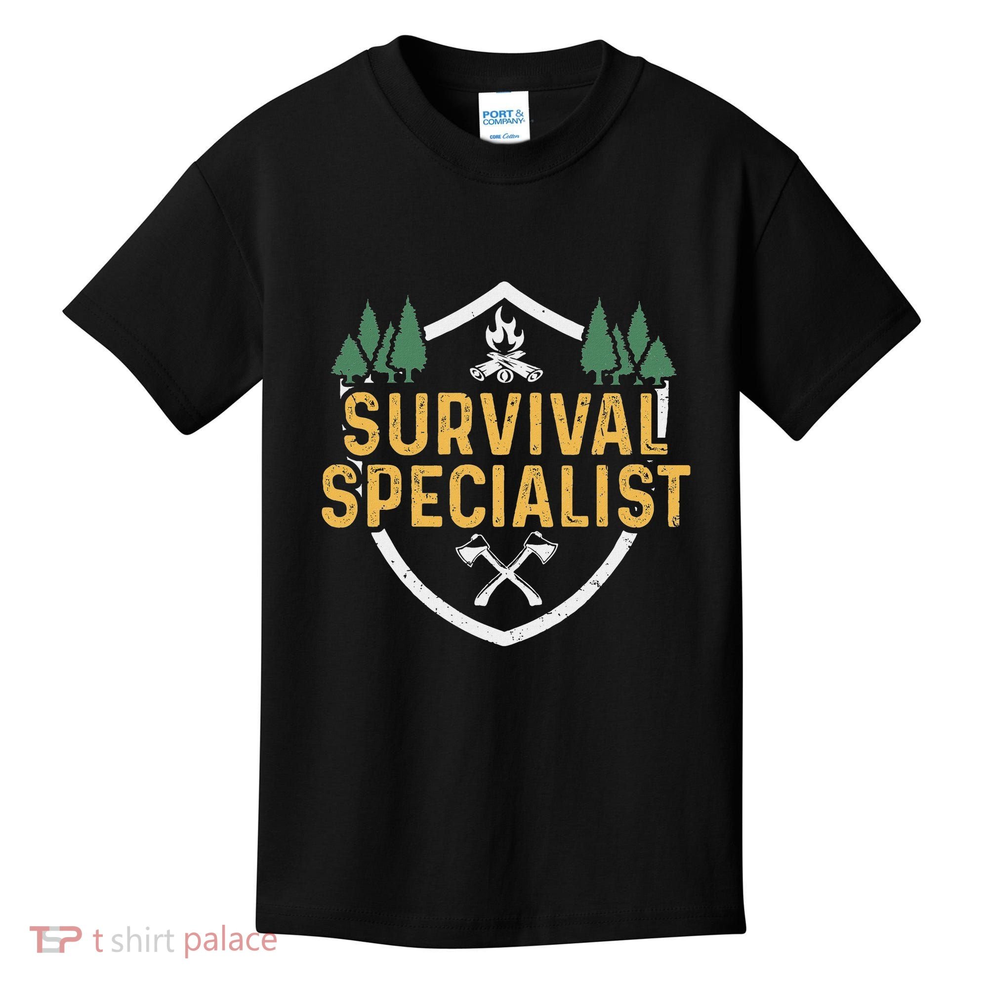 Survival Specialist Outdoor Bushcraft Survival Kids T-Shirt