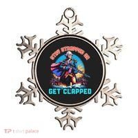 Stay Strapped Or Get Clapped George Washington 4th Of July Ornament thumb 0