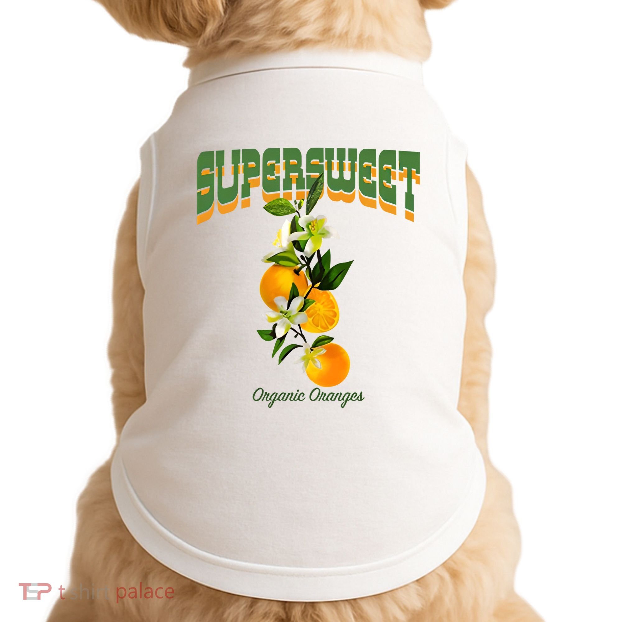 Super Sweet Organic Oranges Doggie Tank