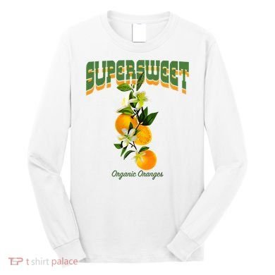 Super Sweet Organic Oranges Long Sleeve Shirt