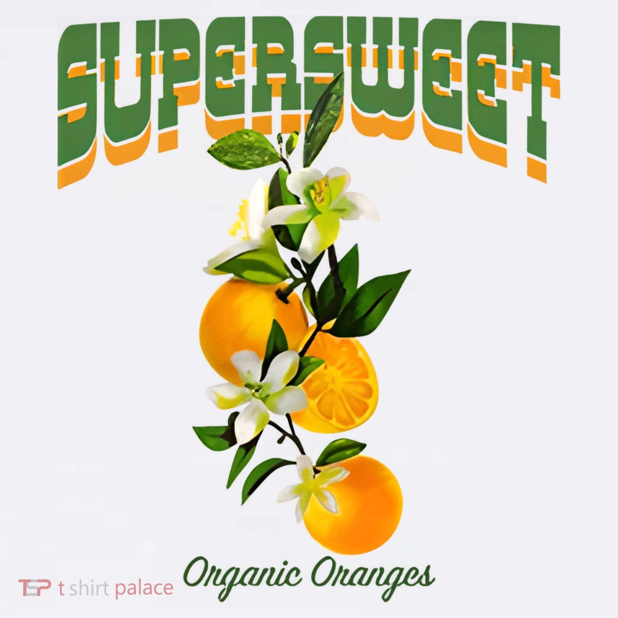 Super Sweet Organic Oranges Button
