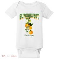 Super Sweet Organic Oranges Baby Bodysuit thumb 0