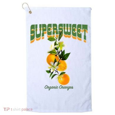 Super Sweet Organic Oranges Golf Towel