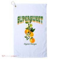 Super Sweet Organic Oranges Golf Towel thumb 0
