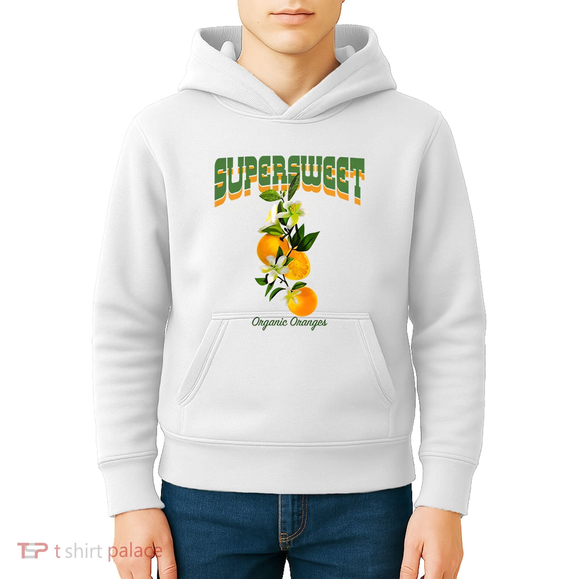Super Sweet Organic Oranges Kids Hoodie
