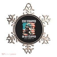 Stay Strapped Or Get Clapped George Washington 1776 Ornament thumb 0