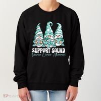 Support Squad Ovarian Cancer Awareness Month Women's Sweatshirt thumb 0