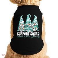 Support Squad Ovarian Cancer Awareness Month Doggie Tank thumb 0