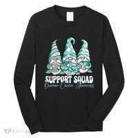 Support Squad Ovarian Cancer Awareness Month Long Sleeve Shirt thumb 0