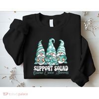 Support Squad Ovarian Cancer Awareness Month Sweatshirt thumb 2