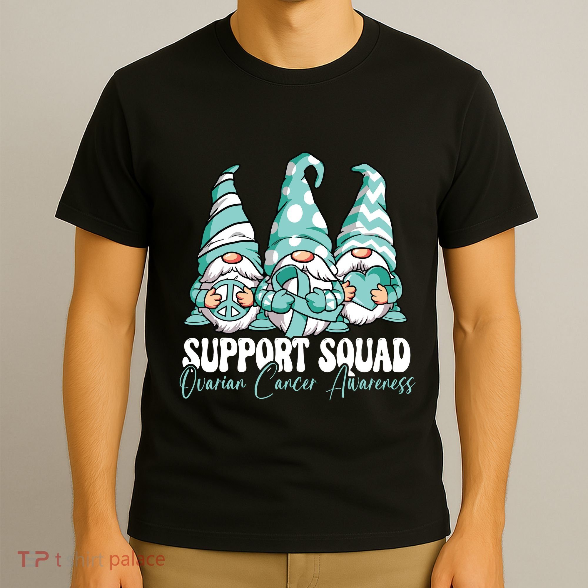 Support Squad Ovarian Cancer Awareness Month T-Shirt