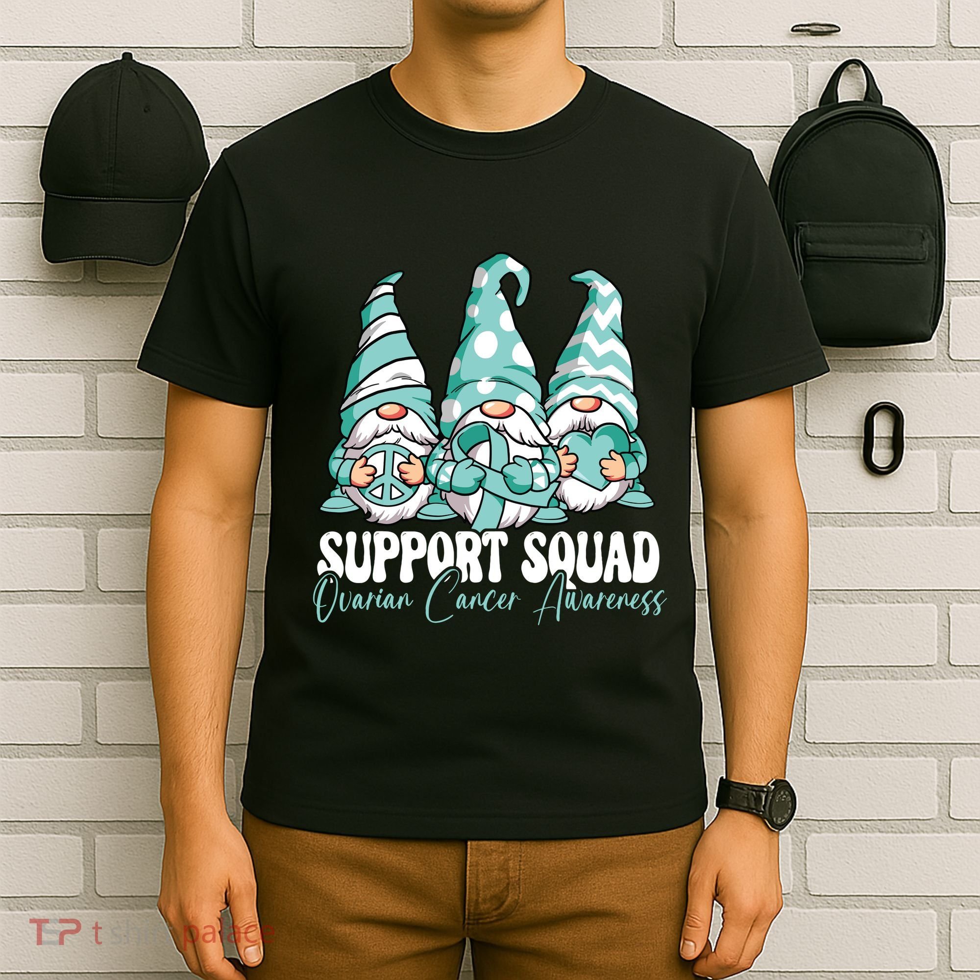Support Squad Ovarian Cancer Awareness Month T-Shirt