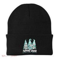 Support Squad Ovarian Cancer Awareness Month Beanie thumb 0
