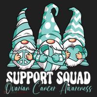 Support Squad Ovarian Cancer Awareness Month Beanie thumb 2