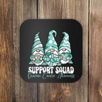 Support Squad Ovarian Cancer Awareness Month Coaster thumb 0