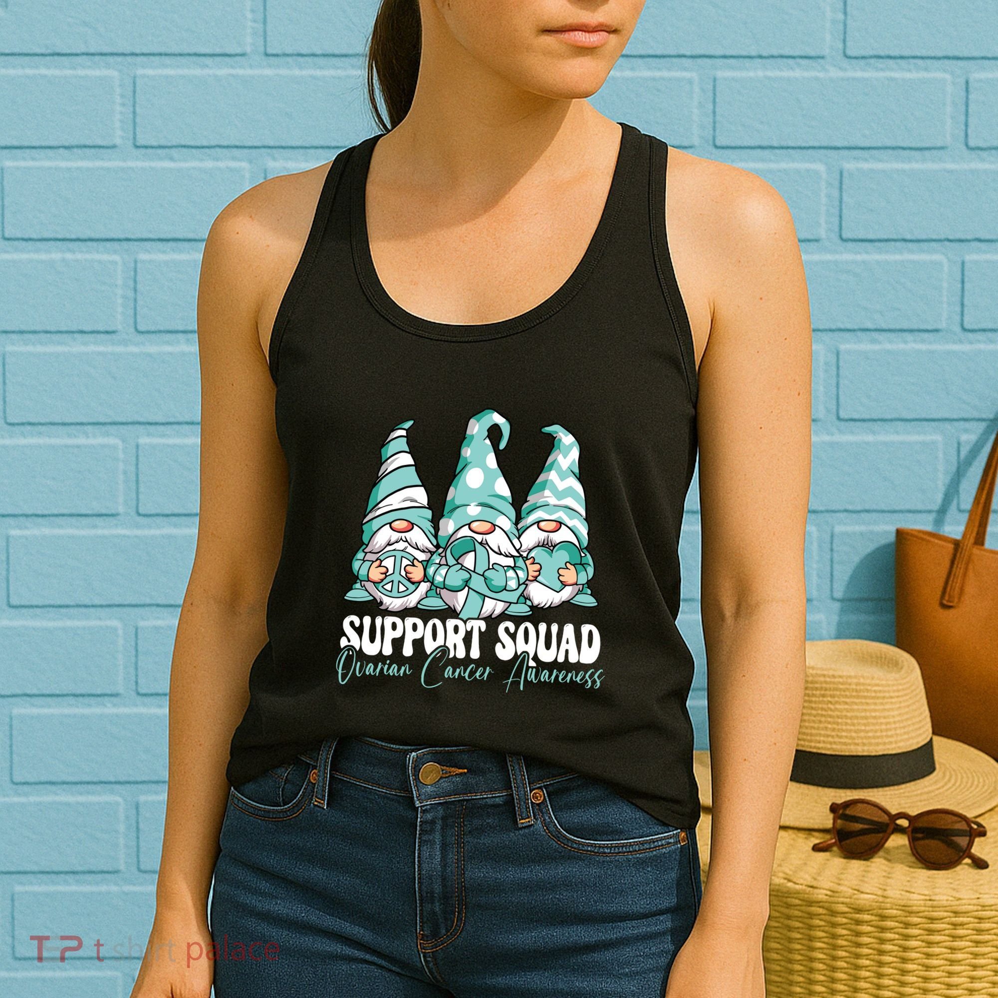 Support Squad Ovarian Cancer Awareness Month Women's Tank Top