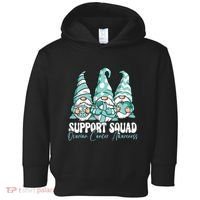 Support Squad Ovarian Cancer Awareness Month Toddler Hoodie thumb 0