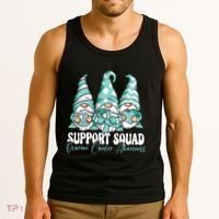 Support Squad Ovarian Cancer Awareness Month Tank Top thumb 3