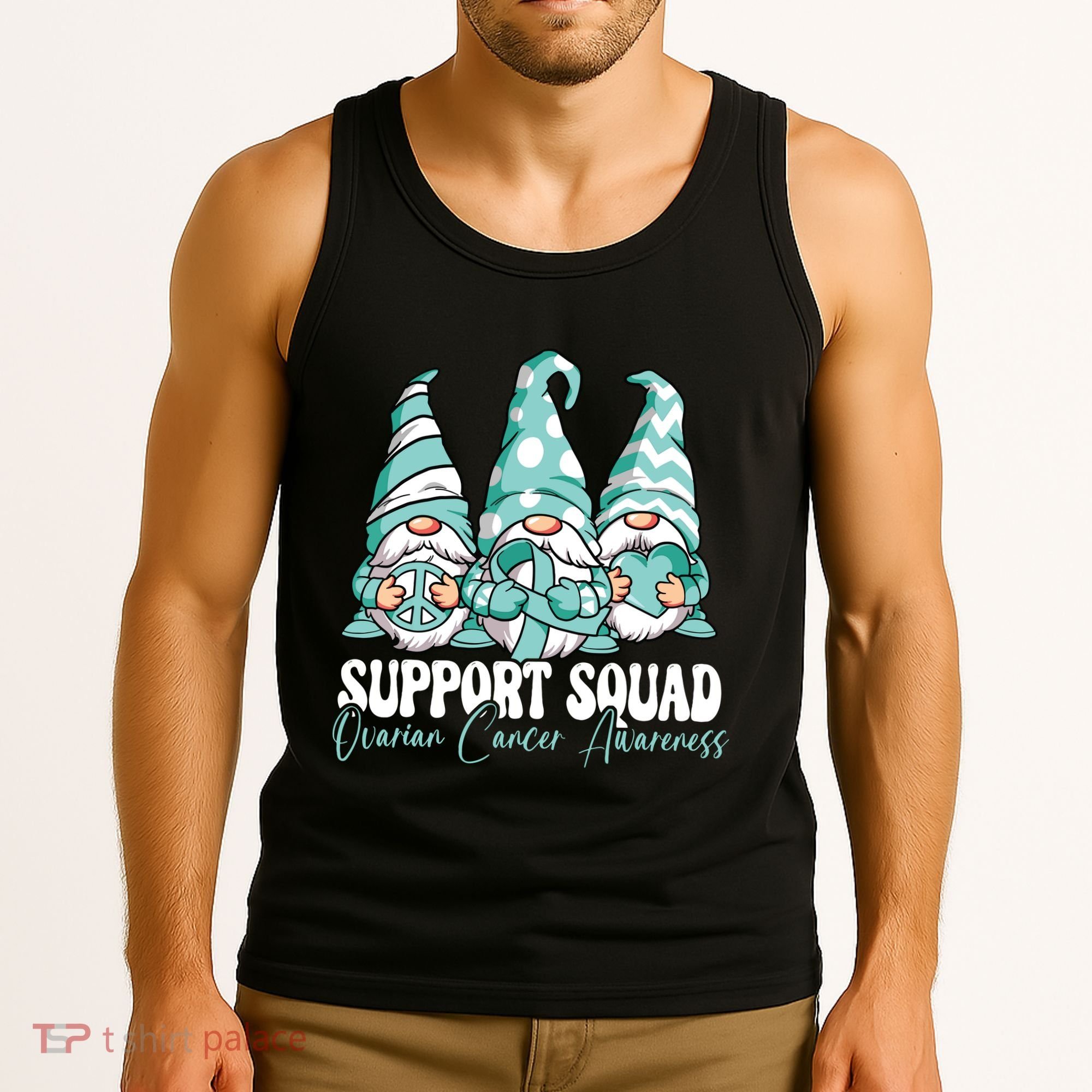 Support Squad Ovarian Cancer Awareness Month Tank Top