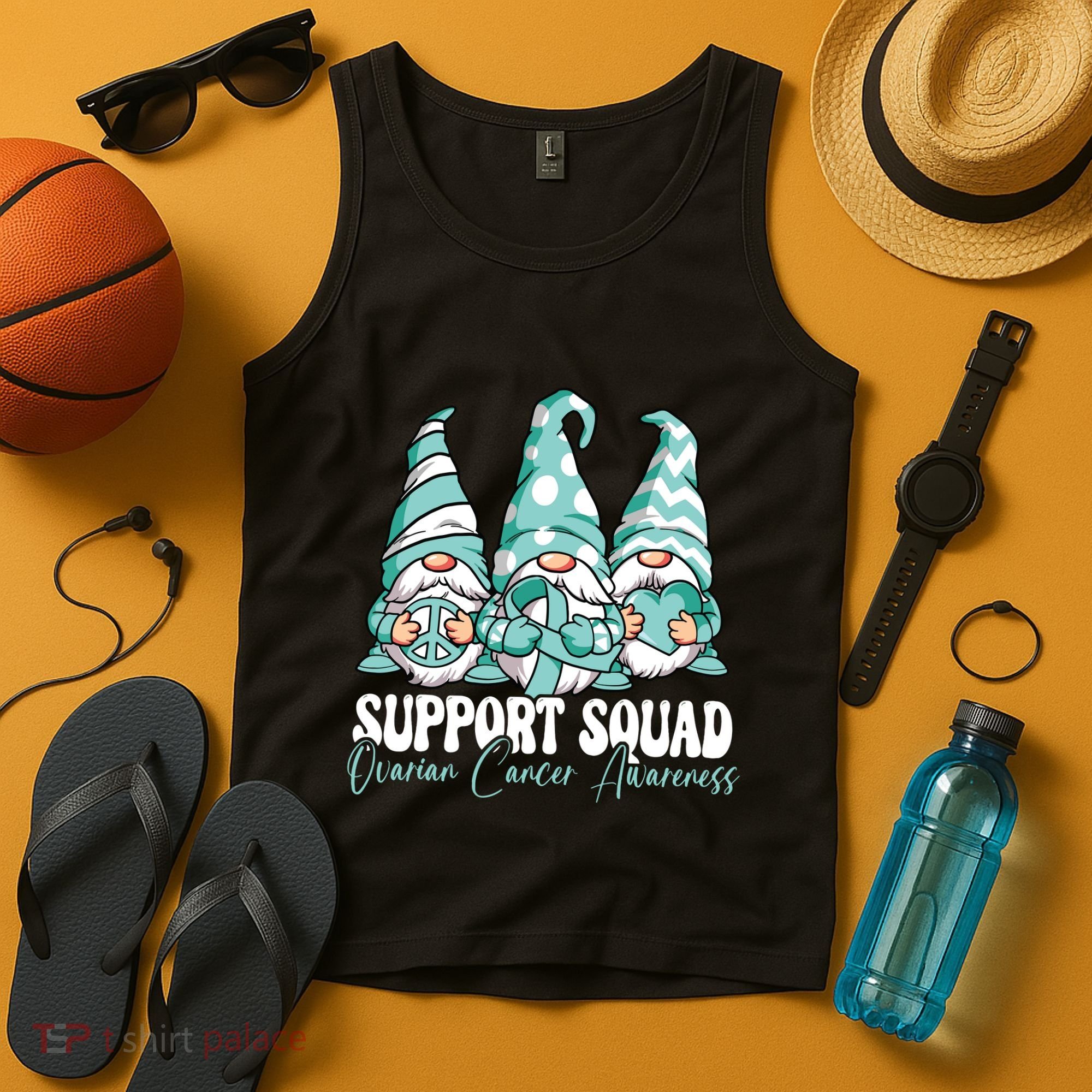 Support Squad Ovarian Cancer Awareness Month Tank Top