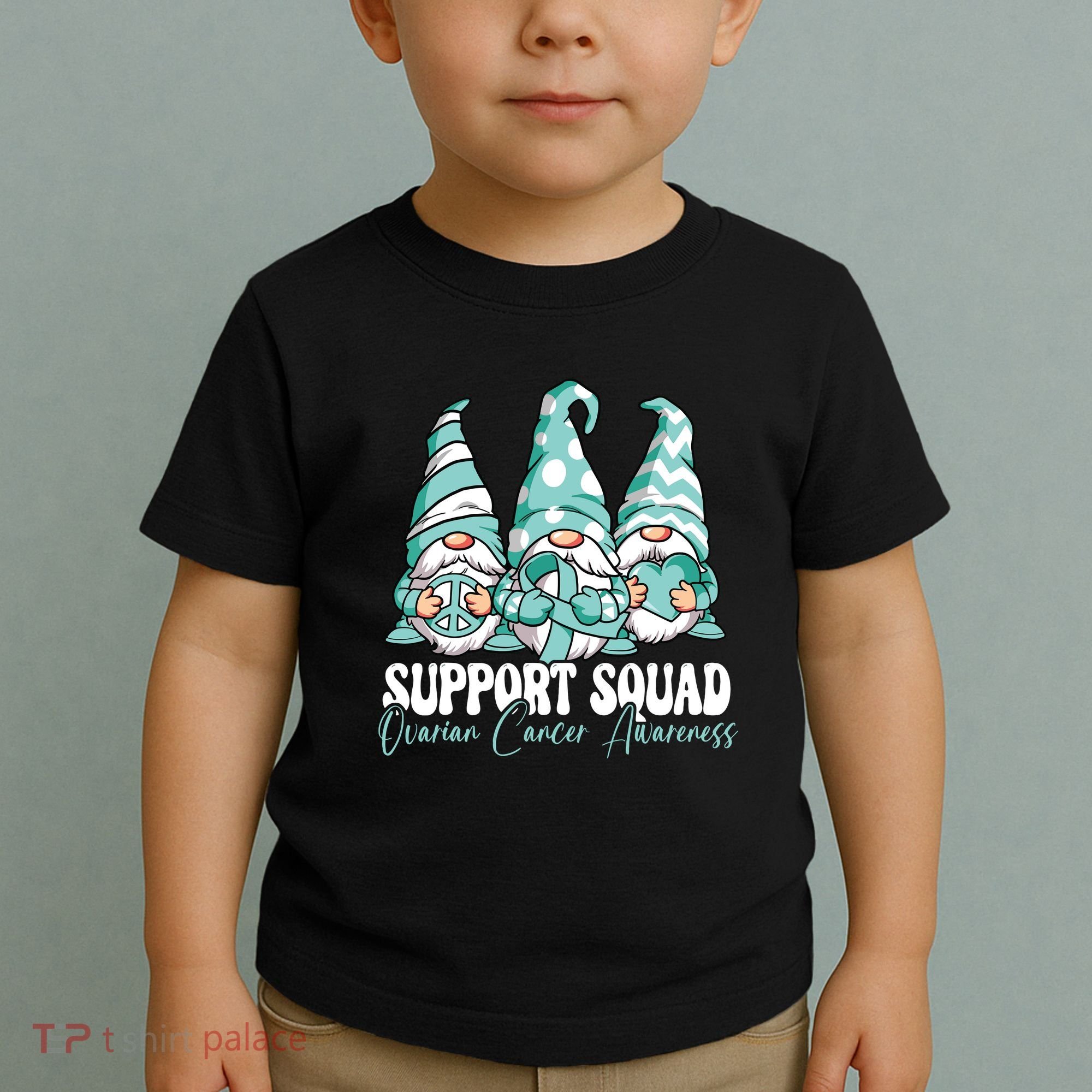 Support Squad Ovarian Cancer Awareness Month Toddler T-Shirt