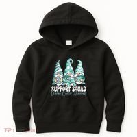 Support Squad Ovarian Cancer Awareness Month Kids Hoodie thumb 0