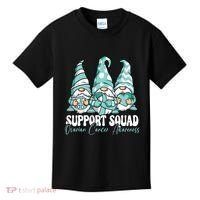 Support Squad Ovarian Cancer Awareness Month Kids T-Shirt thumb 0