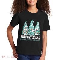 Support Squad Ovarian Cancer Awareness Month Kids T-Shirt thumb 2