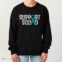 Support Squad Ovarian Cancer Awareness Women's Sweatshirt thumb 0