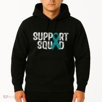 Support Squad Ovarian Cancer Awareness Hoodie thumb 2