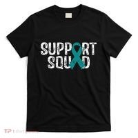 Support Squad Ovarian Cancer Awareness T-Shirt thumb 0