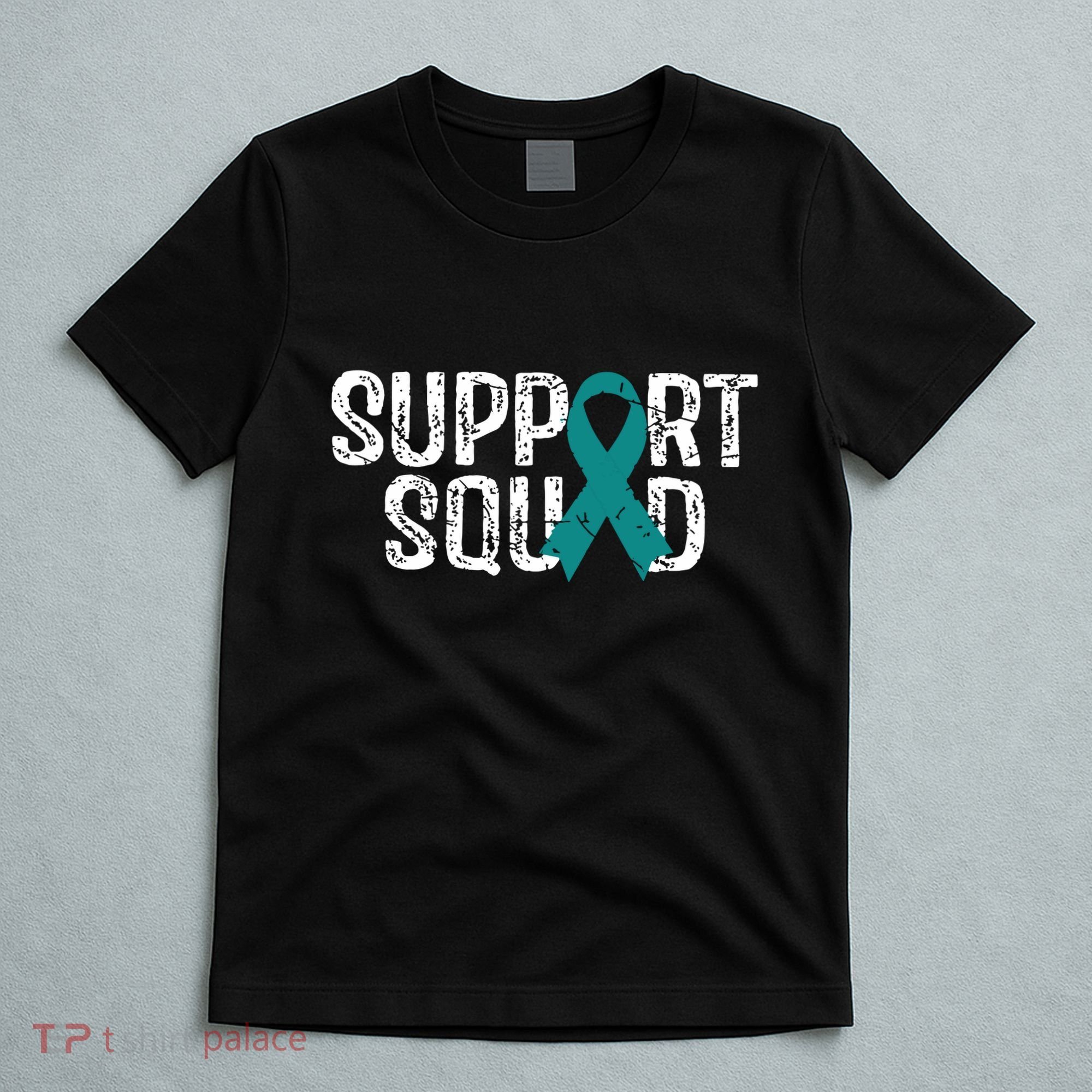Support Squad Ovarian Cancer Awareness T-Shirt