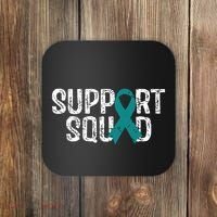 Support Squad Ovarian Cancer Awareness Coaster thumb 0