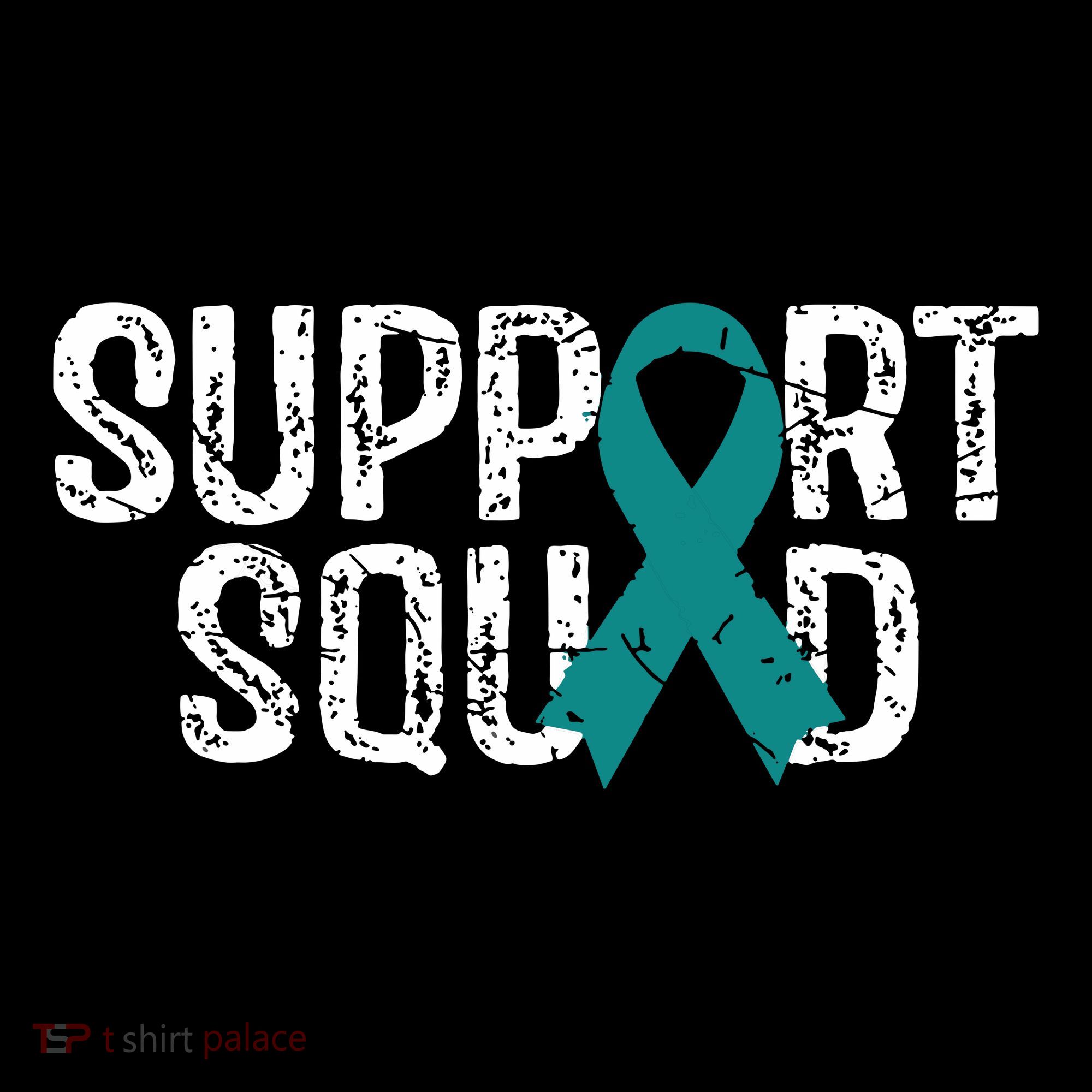 Support Squad Ovarian Cancer Awareness Women's Hoodie