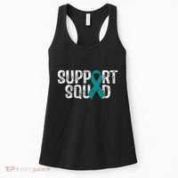 Support Squad Ovarian Cancer Awareness Women's Tank Top thumb 0