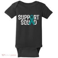 Support Squad Ovarian Cancer Awareness Baby Bodysuit thumb 0