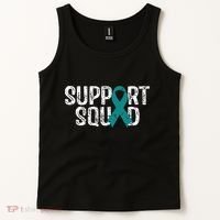 Support Squad Ovarian Cancer Awareness Tank Top thumb 2
