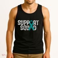 Support Squad Ovarian Cancer Awareness Tank Top thumb 3