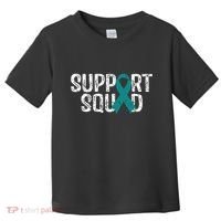 Support Squad Ovarian Cancer Awareness Toddler T-Shirt thumb 0