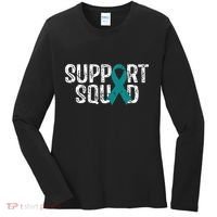 Support Squad Ovarian Cancer Awareness Women's Long Sleeve Shirt thumb 0