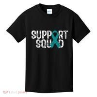 Support Squad Ovarian Cancer Awareness Kids T-Shirt thumb 0