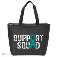 Support Squad Ovarian Cancer Awareness Tote Bag thumb 0