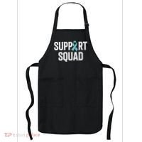 Support Squad Ovarian Cancer Raise Ovarian Cancer Awareness Apron thumb 0