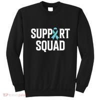 Support Squad Ovarian Cancer Raise Ovarian Cancer Awareness Sweatshirt thumb 0