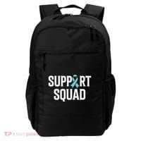 Support Squad Ovarian Cancer Raise Ovarian Cancer Awareness Backpack thumb 0