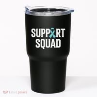 Support Squad Ovarian Cancer Raise Ovarian Cancer Awareness Tumbler thumb 0