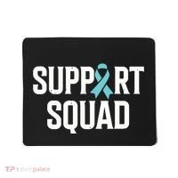 Support Squad Ovarian Cancer Raise Ovarian Cancer Awareness Mousepad thumb 0