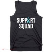 Support Squad Ovarian Cancer Raise Ovarian Cancer Awareness Tank Top thumb 0
