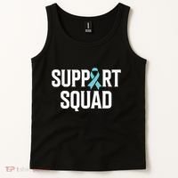 Support Squad Ovarian Cancer Raise Ovarian Cancer Awareness Tank Top thumb 2